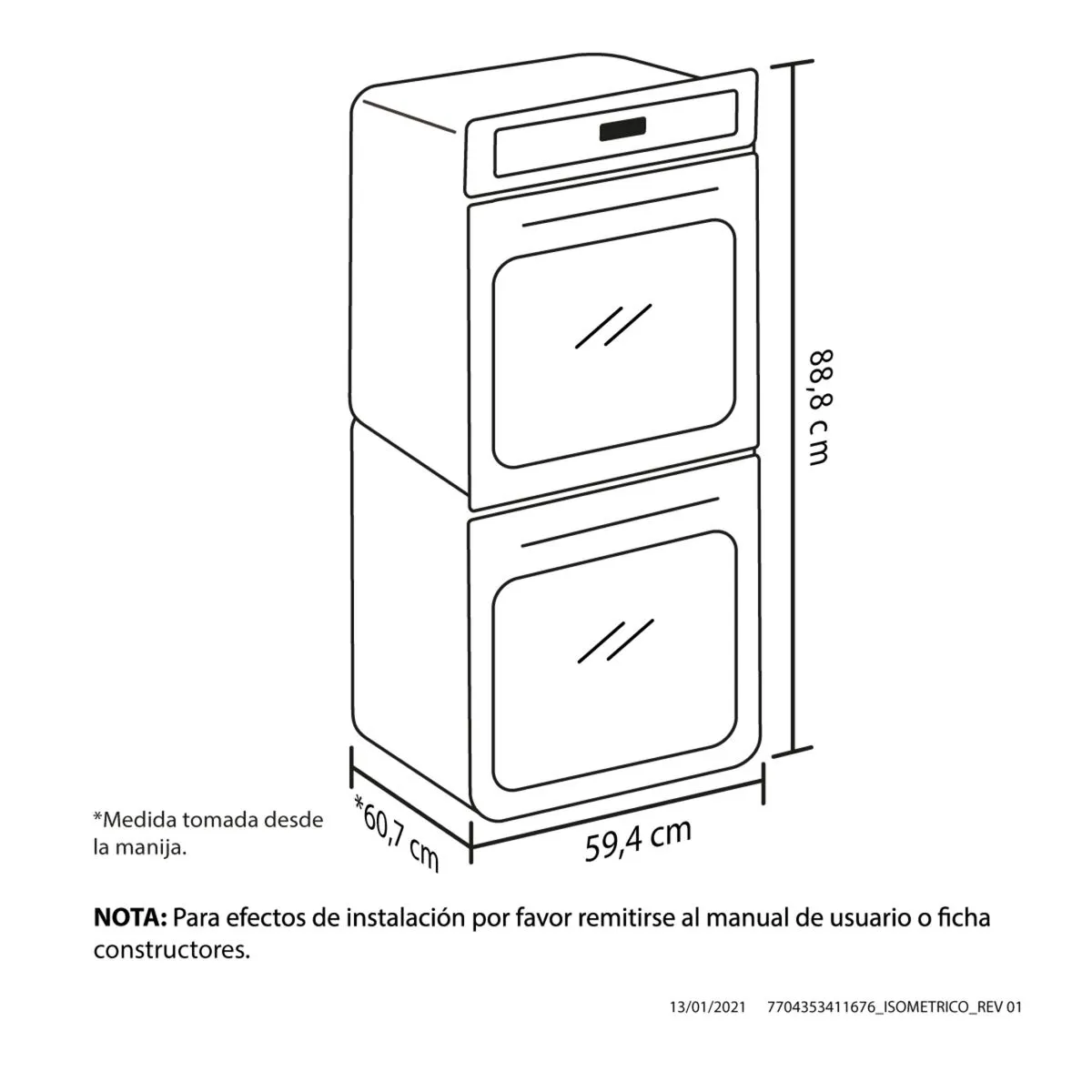 Horno HE TORRE MACIS INOX-NE - Image 2