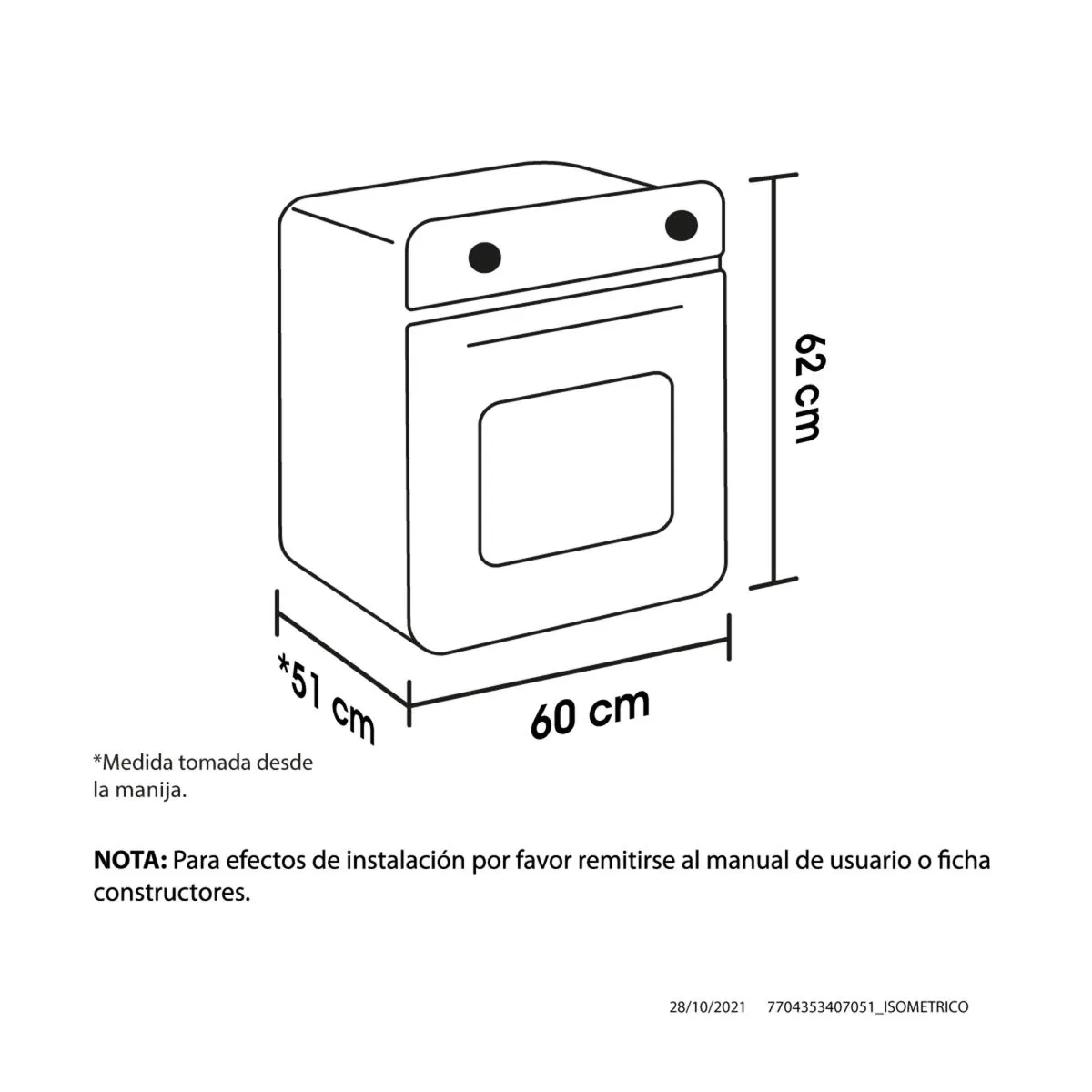 Horno HX TOFU 60 NE GN - Image 2