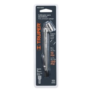 Calibrador de Presion 120 PSI Cabeza Doble MEA-120D